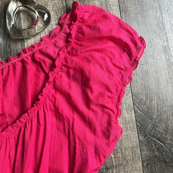 Studio West Fuchsia Cotton Dress - Picture 3 of 8